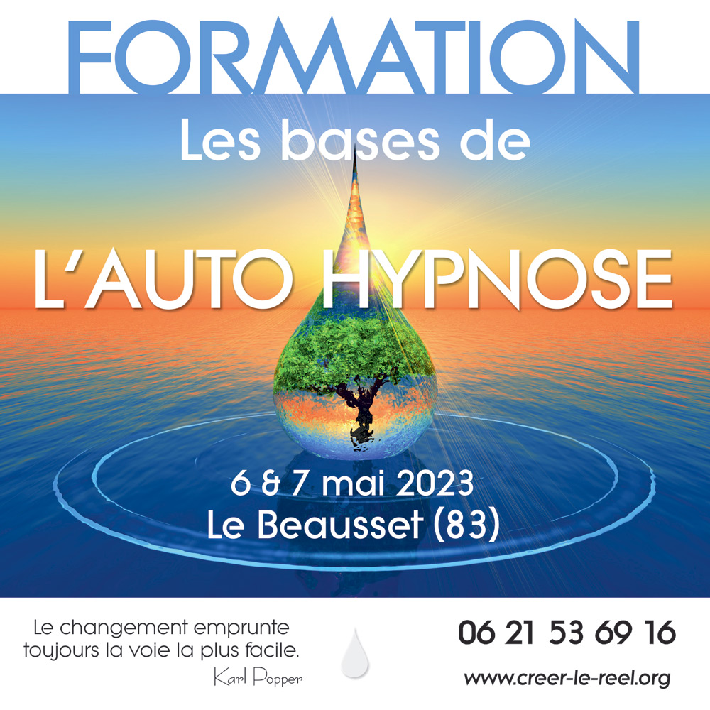 Stage auto-hypnose mai 2023 - Le Beausset (Var)