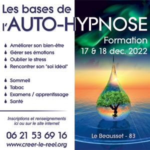 Stage d'auto-hypnose (Le Beausset)